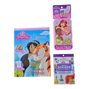 Disney Princess Lovers Activity & Sticker Bundle